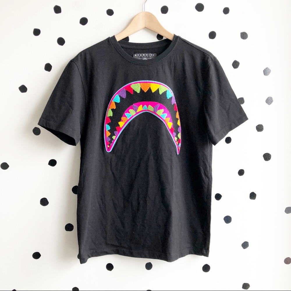 Eternity BC/AD “Shark Mouth” Graphic T-Shirt • Black • Medium